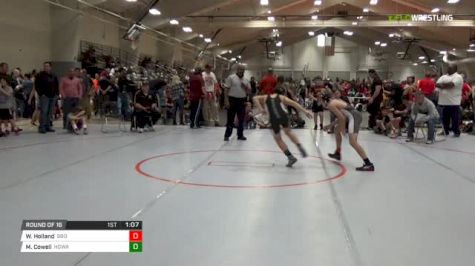 100 lbs Round of 16 - Will Holland, B&O Outlaws vs Mason Cowell, Howard County Vipers