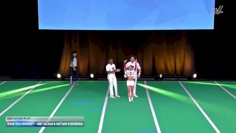 Texas Tech University - Abby Salinas & Matthew Stephenson [2026 Coed Partner Stunt] 2026 UCA & UDA College Cheerleading and Dance Team National Championship