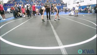 100 lbs Quarterfinal - Zadayah Adams, Lone Grove Takedown Club vs Cane Thomas, Lexington Wrestling Club