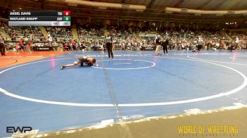 61 lbs Consi Of 8 #1 - Aksel Davis, Tahlequah Wrestling Club vs Wayland Knapp, Jaguar Warrior Wrestling Club