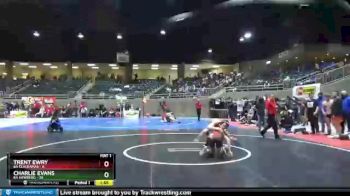 152 lbs Round 3 (4 Team) - Charlie Evans, 6A Newberg vs Trent Ewry, 6A Clackamas