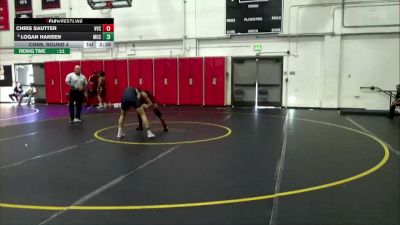 125 lbs Cons. Round 4 - Logan Hansen, Moorpark CCC vs Chris Sautter, Victor Valley College