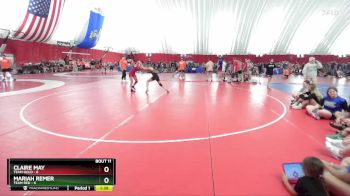 110 lbs Round 4 (6 Team) - Claire May, Team Gold vs Mariah Remer, Team Red