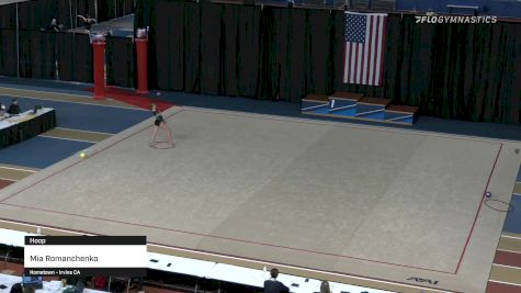 Mia Romanchenko - Hoop - 2021 Rhythmic Elite Qualifier