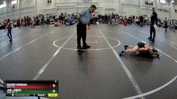 64 lbs Round 1 (10 Team) - Mazin Hmidan, DWA vs Joe Leben, Lake WC