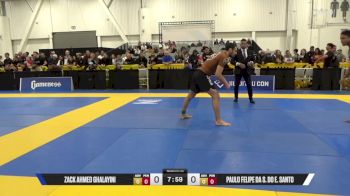 Paulo Felipe Da S. Do E. Santo vs Zack Ahmed Ghalayini 2025 World IBJJF Jiu-Jitsu No-Gi Championship