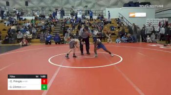 75 lbs Consolation - Domonic Pringle, Ambridge vs Da'Moni Clinton, East Liverpool