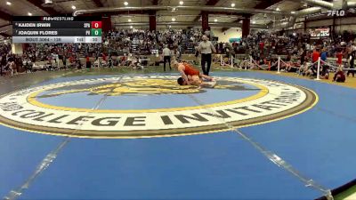 126 lbs Cons. Round 1 - Kaiden Irwin, Sparks vs Joaquin Flores, Pahrump Valley