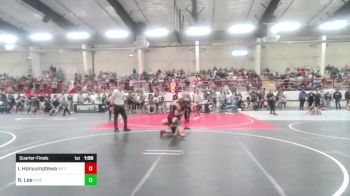 184 lbs Quarterfinal - Isaiah Honyumptewa, No Team vs RaeVaughn Lee, Chieftain Wrestling Club