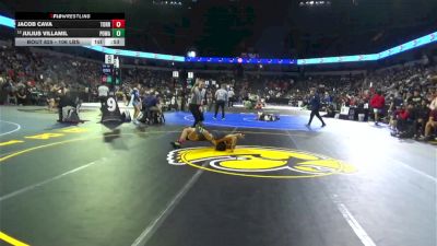 106 lbs Consi Of 16 #2 - Jacob Cava, Torrey Pines (SD) vs Julius Villamil, Poway (SD)