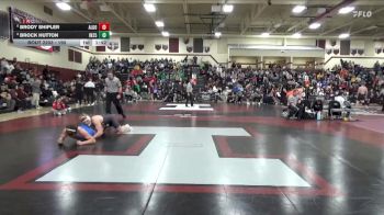 190 lbs Cons. Round 2 - Brock Hutton, Interstate 35 vs Brody Shipler, Algona