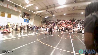 92 lbs Round Of 16 - Daxton Stewart, Vian Wrestling Club vs Cristian Monroy, Tulsa Blue T Panthers