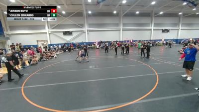 126 lbs Semifinal - Cullen Edwards, Unattached vs Jensen Boyd, Unattached