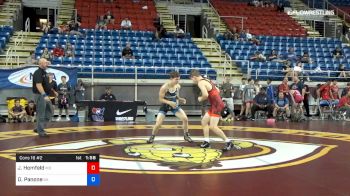 120 lbs Cons 16 #2 - James Homfeld, Missouri vs David Panone, Georgia