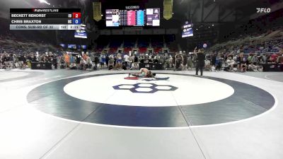 126 lbs Cons. Sub-rd Of 32 - Beckett Rehorst, SD vs Chris Braxton, NC