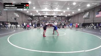 165 lbs Quarterfinal - Arren Alaniz, Firebaugh vs Abran Gonzales, Arvin