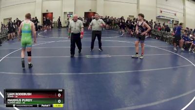 195 lbs Round 3 (6 Team) - Liam Rodebush, Idaho vs Maximus Purdy, Illinois Gold