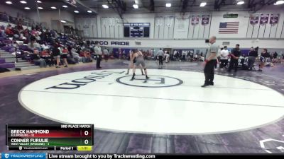 170 lbs Placement Matches (32 Team) - Breck Hammond, Ellensburg vs Conner Furulie, West Valley (Spokane)