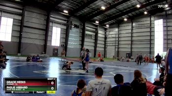 100 lbs Quarterfinals (8 Team) - Gracie Meeks, Flashes vs Paslie Hibbard, Gunz And Rosez