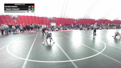 12U Boys - 74 lbs Champ. Round 1 - Tayden DeWall, Ironhawk Wrestling Academy vs Brady Stewart, Askren Wrestling Academy