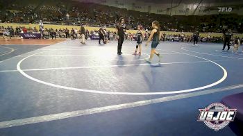 73 lbs Round Of 16 - Penelope Mouras, Amped Wrestling Club vs Jordan Rasberry, Mojo Grappling Academy