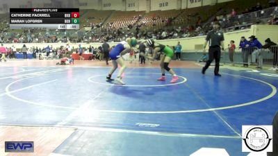 123 lbs Consi Of 8 #2 - Catherine Fackrell, Bixby JH Girls vs Marah Lofgren, Bishop McGuinness