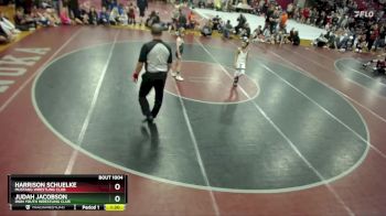 63 lbs Quarterfinal - Harrison Schuelke, Mustang Wrestling Club vs Judah Jacobson, Iron Youth Wrestling Club