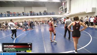 113 lbs 3rd Place Match - Aidyn Sharp, Uintah Girls Wrestling vs Kinsee Saling, North Sevier Wolf Pack