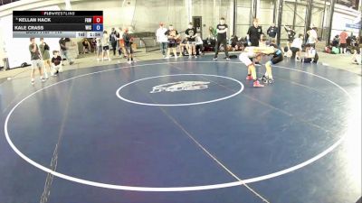 110 lbs 3rd Place Match - Kellan Hack, Frankfort Gladiator Wrestling vs Kale Crass, Weigh In Club