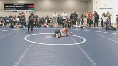 50 lbs Final - Christopher Moreno, CA vs Trey Sanders, PA