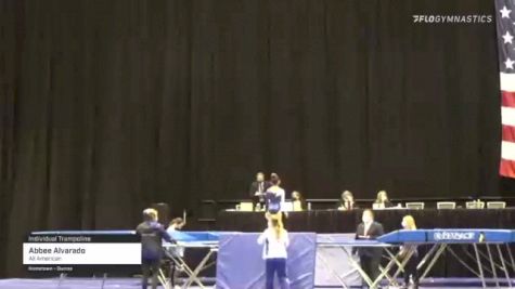 Abbee Alvarado - Individual Trampoline, All American - 2021 USA Gymnastics Championships