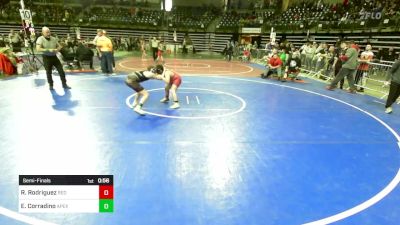 110 lbs Semifinal - Ryan Rodriguez, Red Nose vs Ethan Corradino, Apex