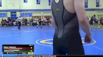 197 lbs Champ. Round 1 - Beau Yineman, University Of Wisconsin-Oshkosh vs Shelldyn Earnest, Carthage College