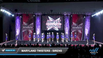 Maryland Twisters - Sirens [2022 L4 Senior - Medium - B Day 2] 2022 JAMfest Cheer Super Nationals
