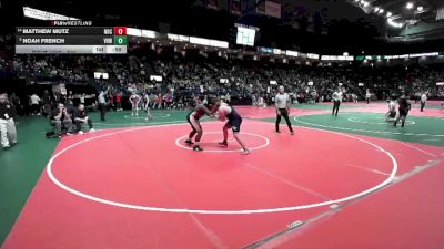 249 lbs Cons. Round 4 - Noah French, VVW2 vs Matthew Mutz, NOCA