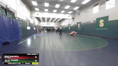 126 lbs Cons. Round 3 - Renz Diacosta, Mt Carmel vs Ali Al Talqani, Valhalla
