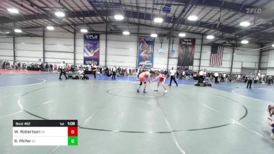 154 lbs Round Of 32 - Wyatt Robertson, VA vs Rilan Phifer, SC