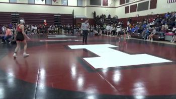 110 lbs Round 2 - Aubrey Hoveland, Mason City vs Grace Gadberry, Lisbon