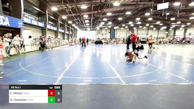 56 lbs Rr Rnd 1 - Enzo Matter, Camp Reynolds Wrestling Club vs Ash Henecker, Team Germantown