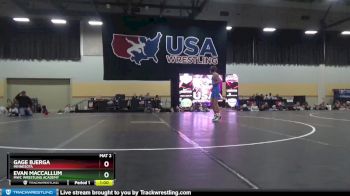 110 lbs Semifinal - Gage Bjerga, Minnesota vs Evan MacCallum, MWC Wrestling Academy