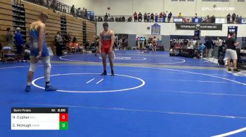 195 lbs Semifinal - Holden Cypher, Millbrook High School vs Connor McHugh, Morris Fitness