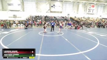 87 lbs Cons. Round 3 - Jamison Adams, Penn Yan Wrestling Club vs Matthew Cowen, Mexico Wrestling