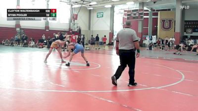 130 lbs Quarterfinal - Clayton Waltenbaugh, Renegade vs Wynn Pooler, The Hill School