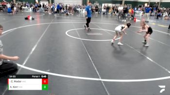 54-55 lbs Round 3 - Charlotte Mader, Northwest Jr. Vikings vs Ainslee Kerr, HWA