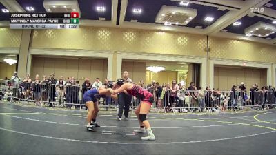 145 lbs Round Of 32 - Josephine Rettich, Reign WC vs Mattingly Mayorga-Payne, Gold Rush Wr Ac