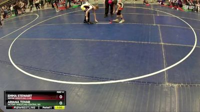 91 lbs Quarterfinal - Ariana Tovar, Victory Wrestling-Central WA vs Emma Stewart, Wayne Wrestling Club