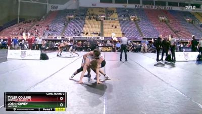 165 lbs 2nd Wrestleback (16 Team) - Tyler Collins, Nebraska-Kearney vs Josh Howey, Lake Erie