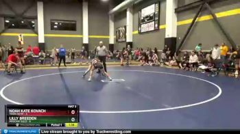 82 lbs Round 1 (12 Team) - Lilly Breeden, Missouri Gold vs Noah Kate Kovach, Texas SOTM