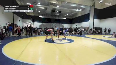 159 lbs Cons. Round 3 - Isaac Hernandez, Centennial Corona vs Noah Hewett, San Marcos