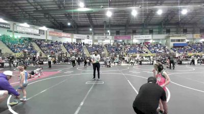 53 lbs Quarterfinal - Kenadi Kunkle, No Team vs Rena Chavez, Duran Elite